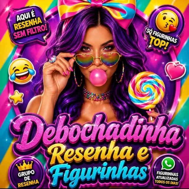 Debochadinha Resenha e Figurinhas — grupos de WhatsApp