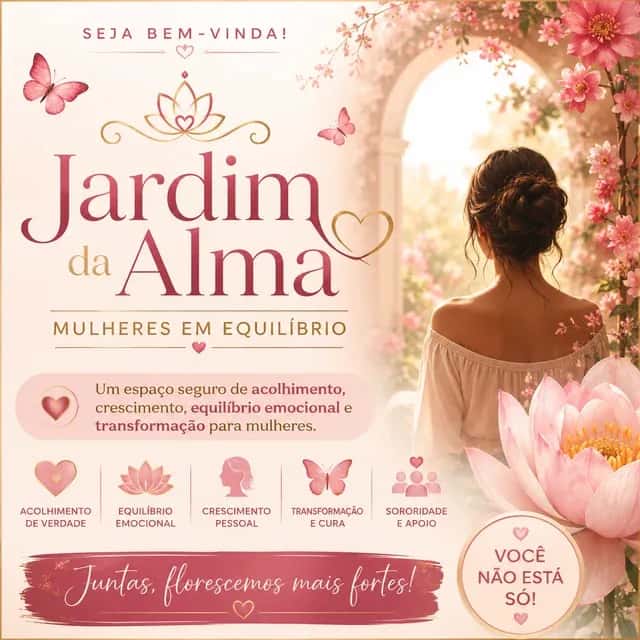 Jardim Da Alma I Florescer Feminino — grupos de WhatsApp