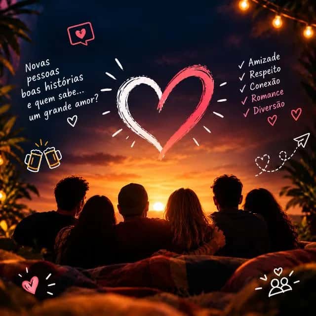 Entre Amigos & Amores — grupos de WhatsApp