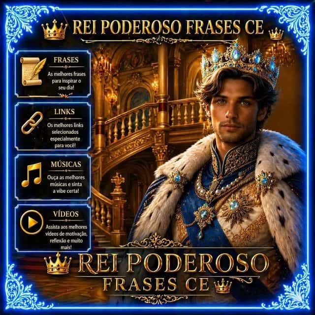 Rei Dos Poderosos Frases E Conteudos — grupos de WhatsApp