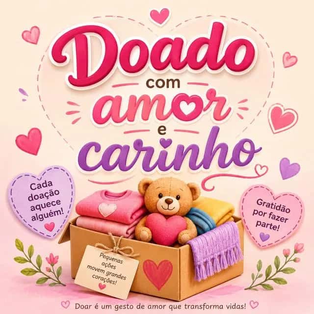 Doação Por Amor E Carinho — grupos de WhatsApp