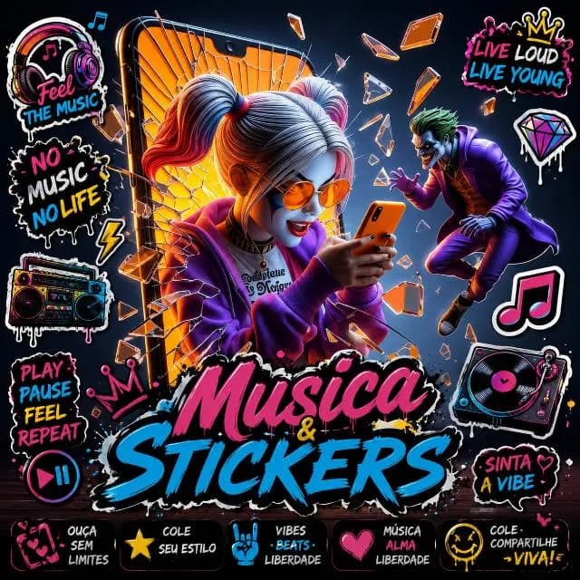 Músicas & Stickers