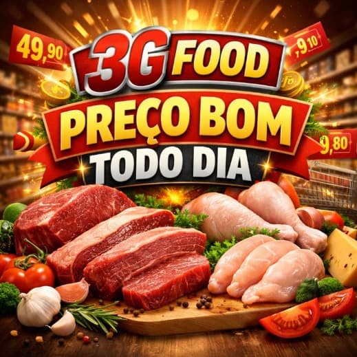 3G Food Preço Bom Todo Dia