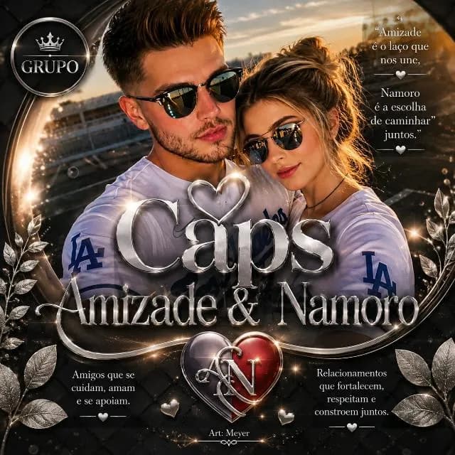 Caps Amizade e namoro