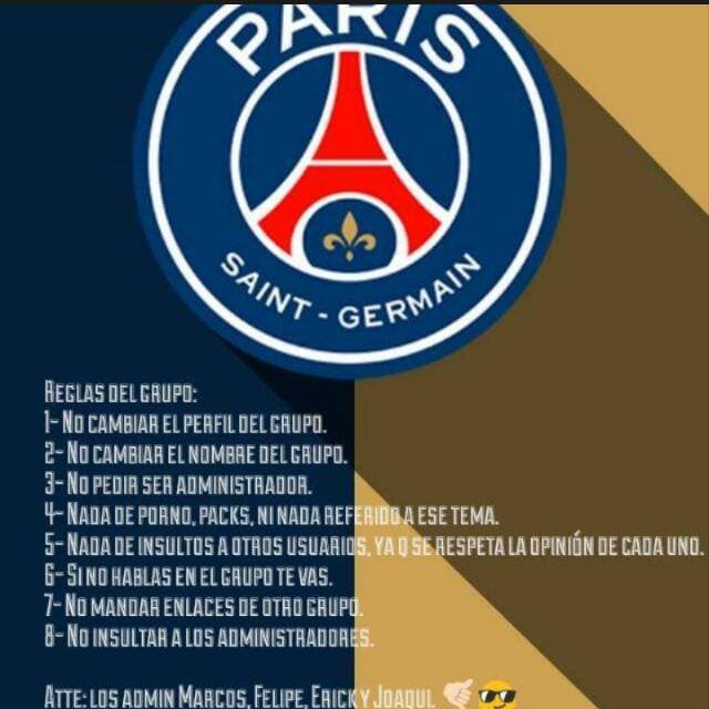 Paris Saint Germain Fans — WhatsApp groups