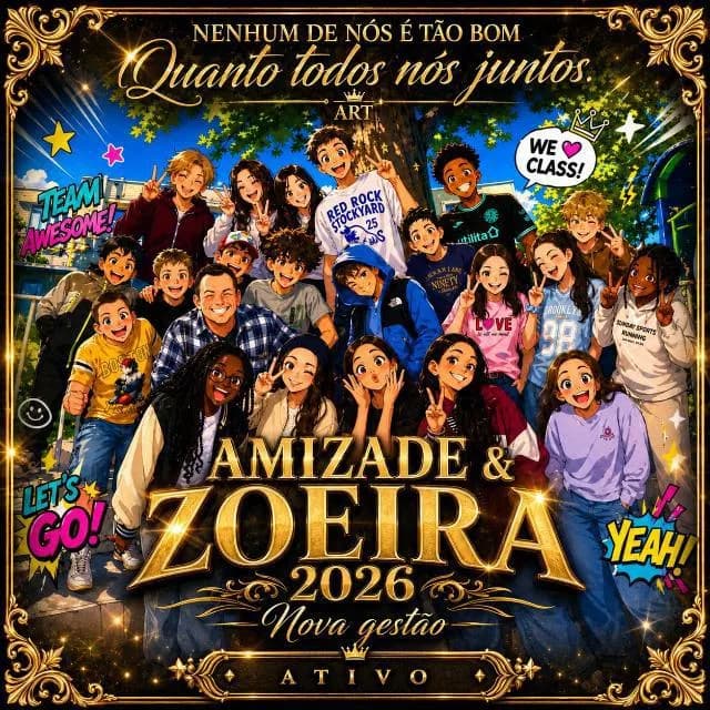 Amizade & Zueira 2026 Nova Gestão