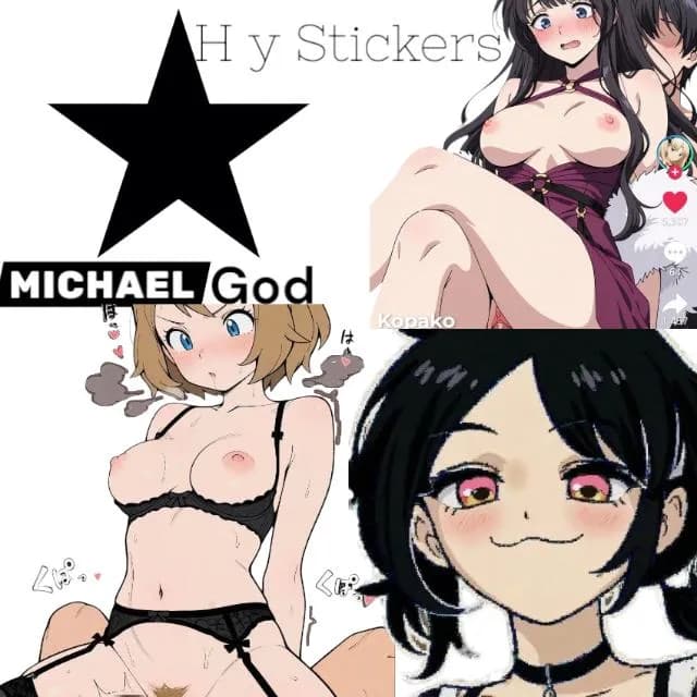 H Y STICKERS GOD