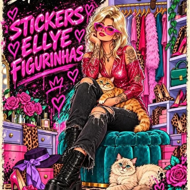 Stickers Ellye Figurinhas