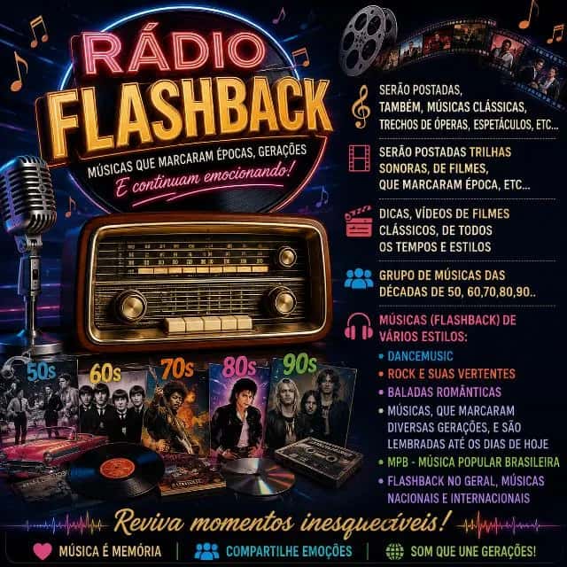 Radio Flashback — grupos de WhatsApp