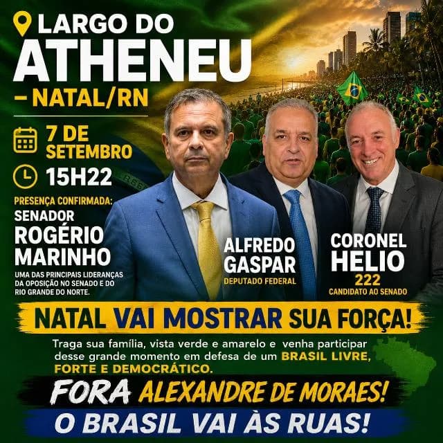 Natal Vai às Ruas! — 7 De Setembro