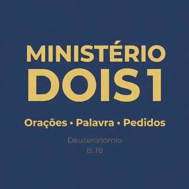 Ministério Dois1 — grupos de WhatsApp