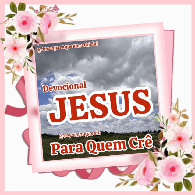 Jesus Para Quem Cre Oficial — grupos de WhatsApp